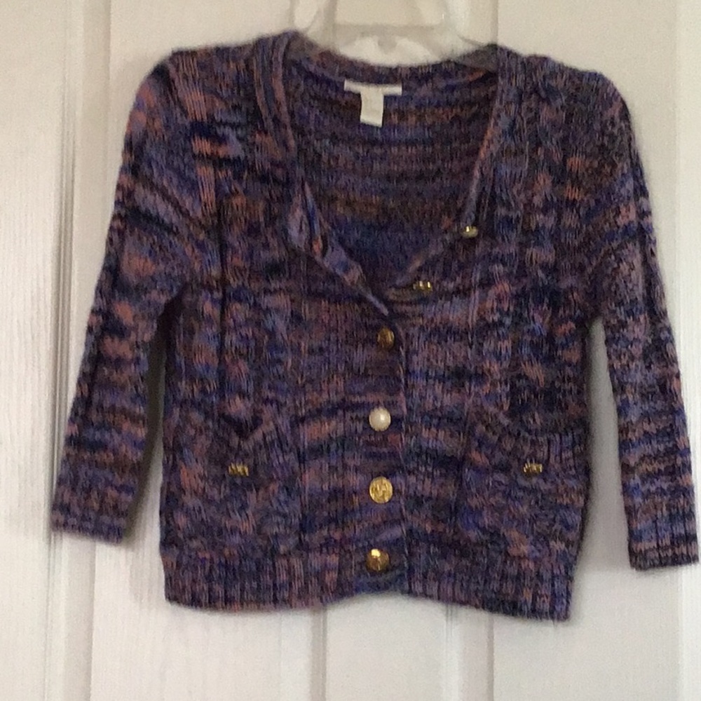 Crop top, Sweater, size small, pink and purple - Picture 5 of 8